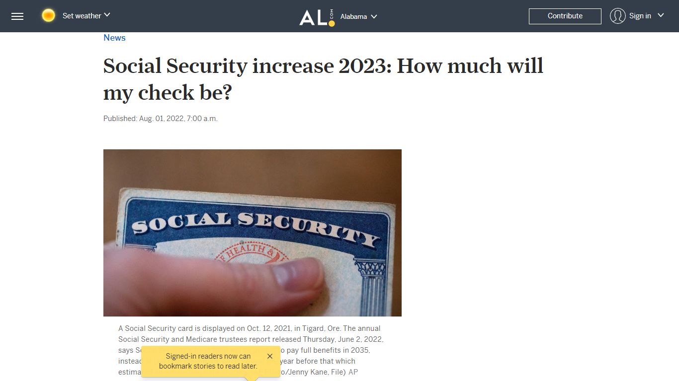 Social Security increase 2023: How much will my check be?